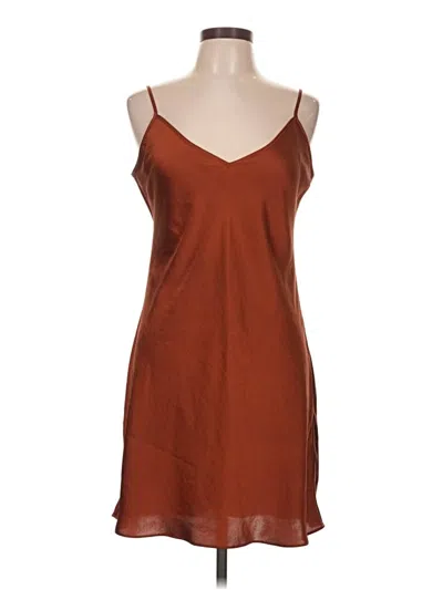Pre-owned Wilfred Casual Dress In Brown
