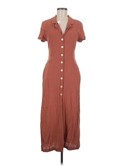 Pre-owned Wilfred Casual Dress In Brown