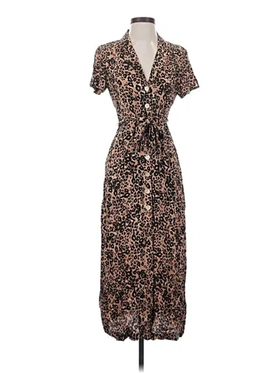 Pre-owned Wilfred Casual Dress In Brown