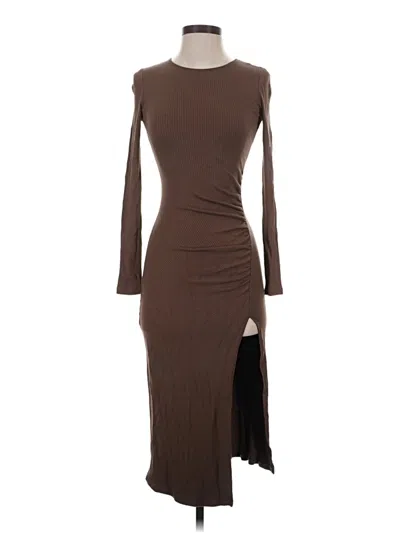 Pre-owned Wilfred Casual Dress In Brown
