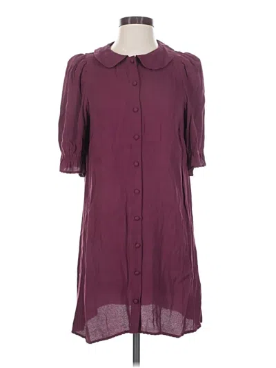 Pre-owned Wilfred Casual Dress In Burgundy