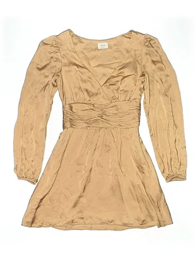 Pre-owned Wilfred Casual Dress In Tan