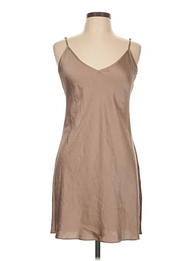 Pre-owned Wilfred Casual Dress In Tan
