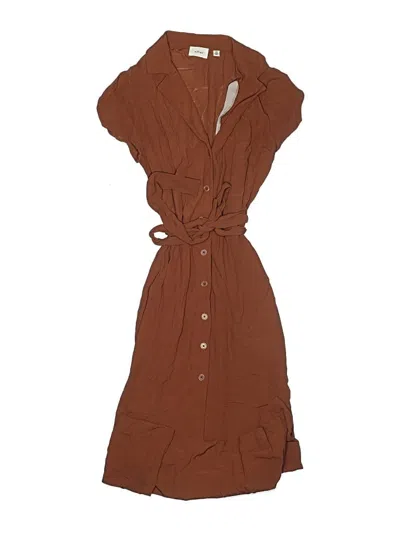 Pre-owned Wilfred Casual Dress In Tan