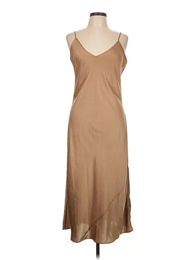 Pre-owned Wilfred Casual Dress In Tan