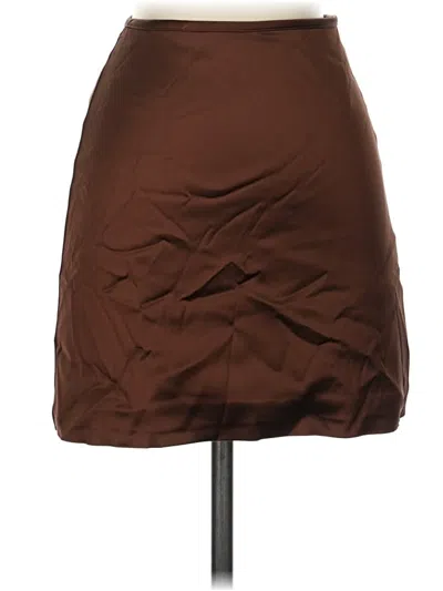 Pre-owned Wilfred Casual Skirt In Brown
