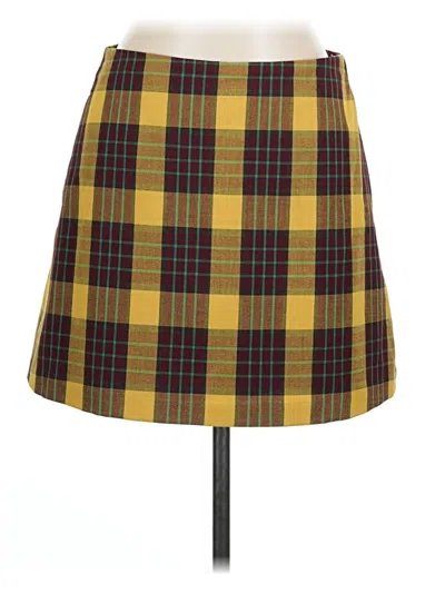 Pre-owned Wilfred Casual Skirt In Yellow