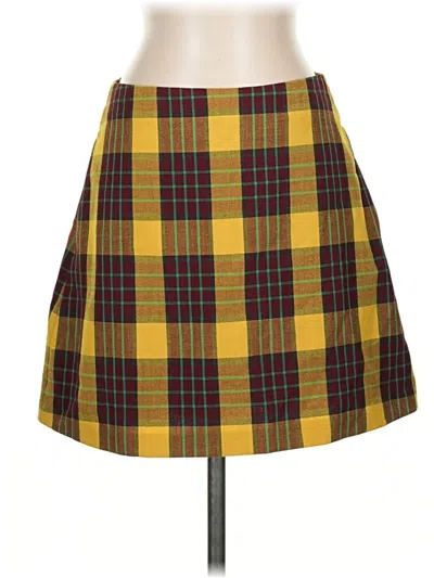 Pre-owned Wilfred Casual Skirt In Yellow