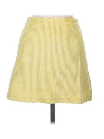 Pre-owned Wilfred Casual Skirt In Yellow