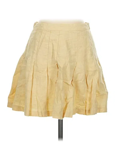 Pre-owned Wilfred Casual Skirt In Yellow