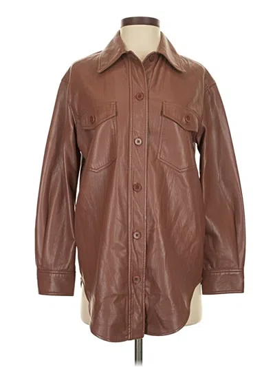 Pre-owned Wilfred Coat In Brown