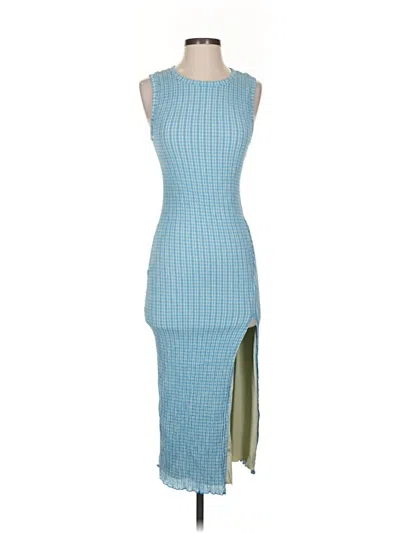 Pre-owned Wilfred Cocktail Dress In Blue