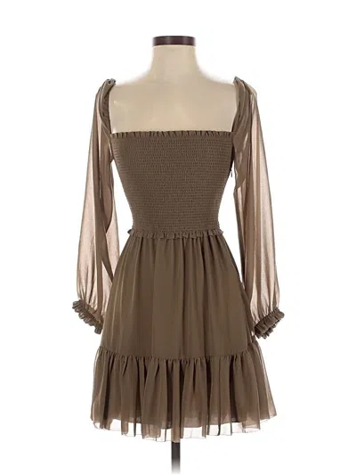 Pre-owned Wilfred Cocktail Dress In Brown