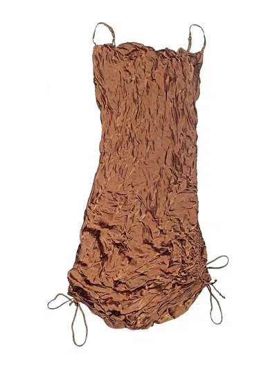 Pre-owned Wilfred Cocktail Dress In Brown