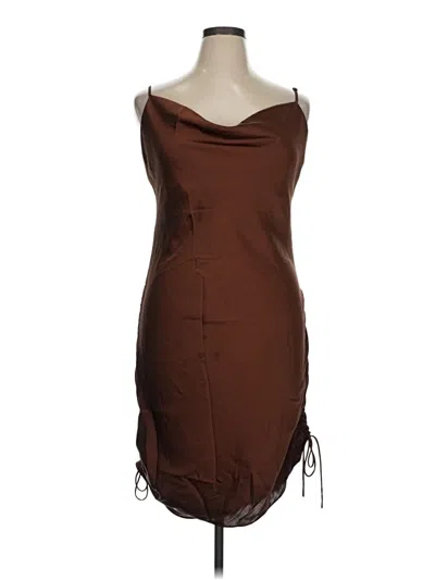 Pre-owned Wilfred Cocktail Dress In Brown