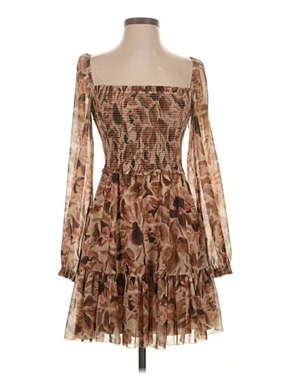 Pre-owned Wilfred Cocktail Dress In Brown