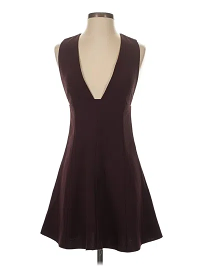 Pre-owned Wilfred Cocktail Dress In Burgundy