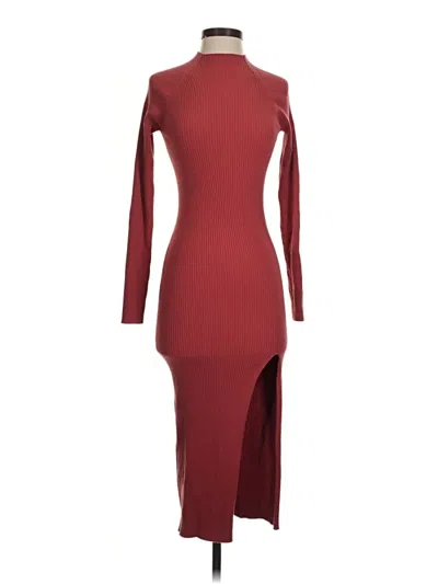 Pre-owned Wilfred Cocktail Dress In Burgundy