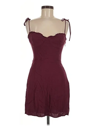 Pre-owned Wilfred Cocktail Dress In Burgundy