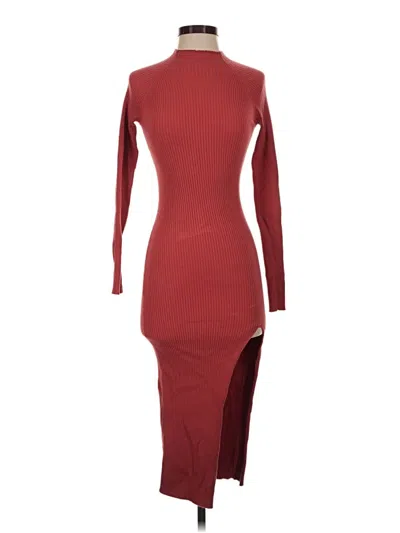 Pre-owned Wilfred Cocktail Dress In Burgundy