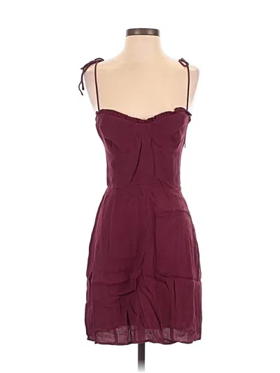 Pre-owned Wilfred Cocktail Dress In Burgundy