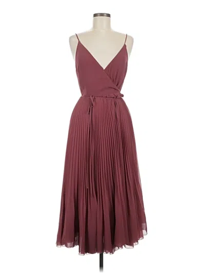 Pre-owned Wilfred Cocktail Dress In Burgundy
