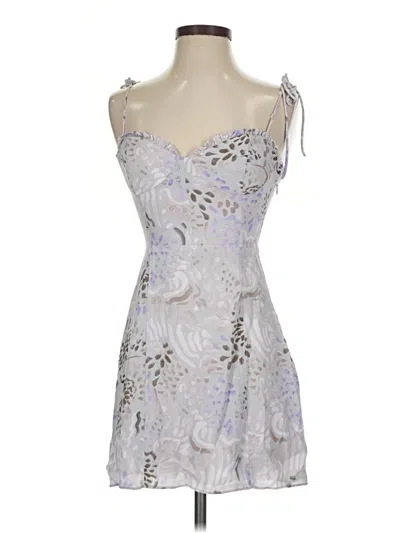 Pre-owned Wilfred Cocktail Dress In Silver