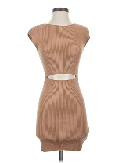 Pre-owned Wilfred Cocktail Dress In Tan