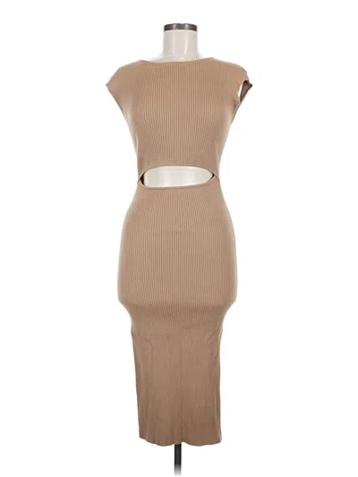 Pre-owned Wilfred Cocktail Dress In Tan