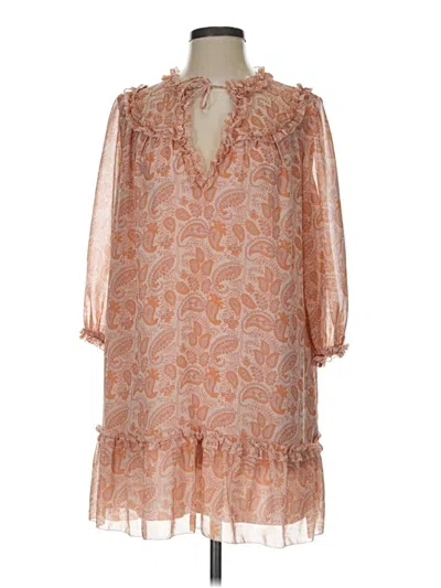 Pre-owned Wilfred Cocktail Dress In Tan