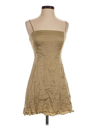 Pre-owned Wilfred Cocktail Dress In Tan