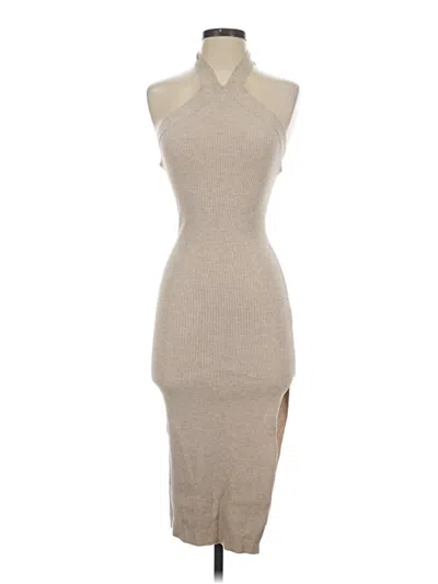 Pre-owned Wilfred Cocktail Dress In Tan