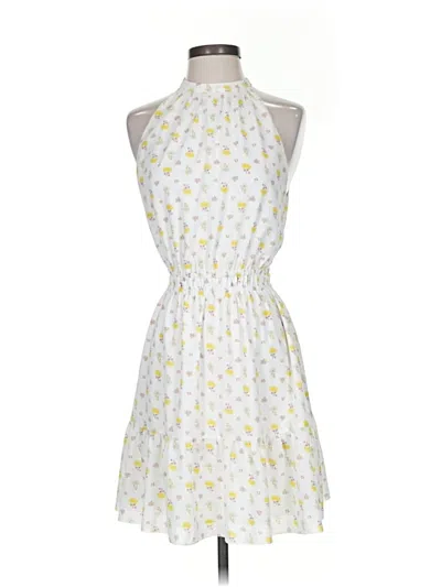 Pre-owned Wilfred Cocktail Dress In White