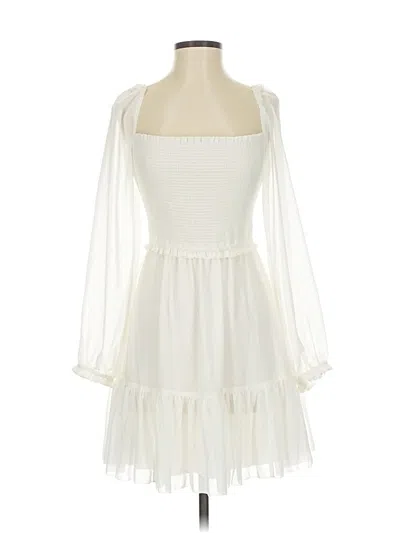 Pre-owned Wilfred Cocktail Dress In White