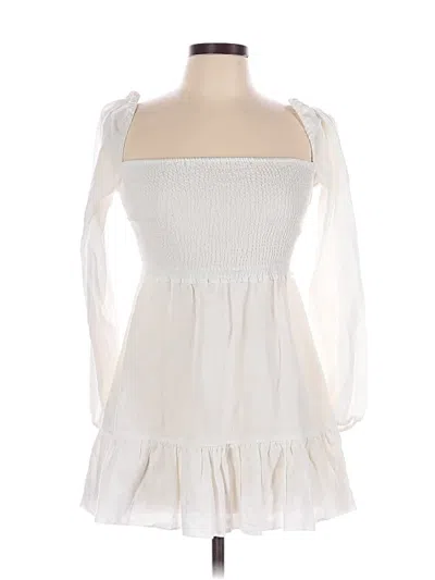 Pre-owned Wilfred Cocktail Dress In White
