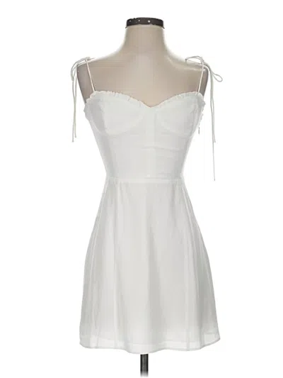 Pre-owned Wilfred Cocktail Dress In White