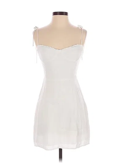 Pre-owned Wilfred Cocktail Dress In White
