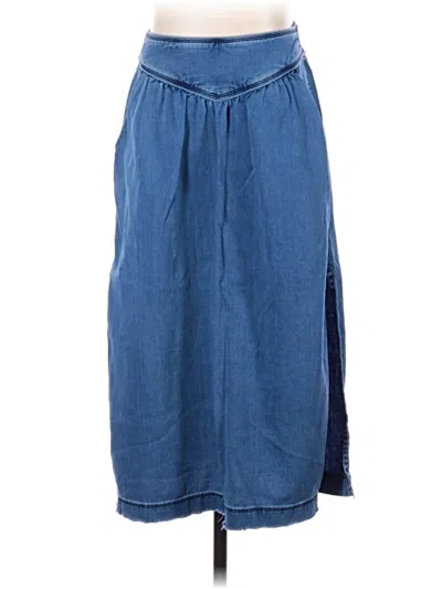Pre-owned Wilfred Denim Skirt In Blue