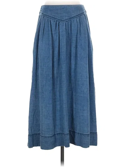 Pre-owned Wilfred Denim Skirt In Blue