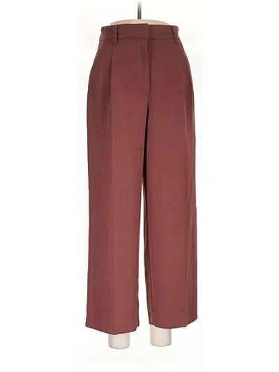 Pre-owned Wilfred Dress Pants In Burgundy