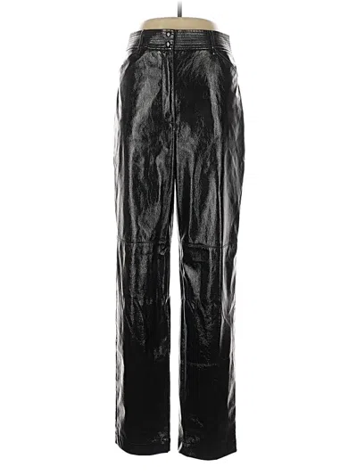 Pre-owned Wilfred Faux Leather Pants In Black