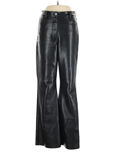 Pre-owned Wilfred Faux Leather Pants In Black