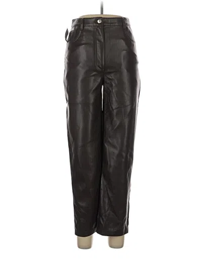 Wilfred Faux Leather Pants In Black