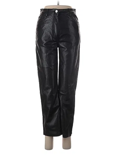 Pre-owned Wilfred Faux Leather Pants In Black