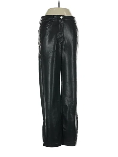 Pre-owned Wilfred Faux Leather Pants In Black