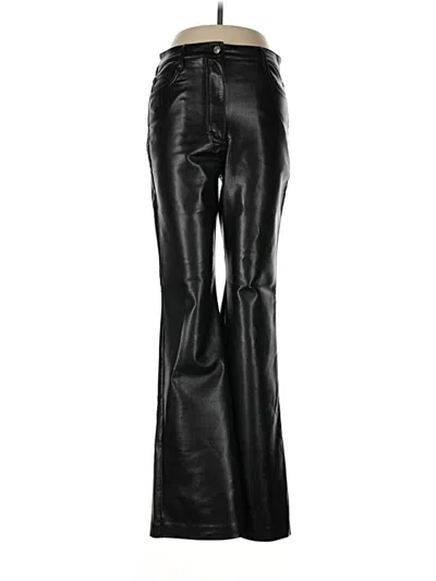 Pre-owned Wilfred Faux Leather Pants In Black
