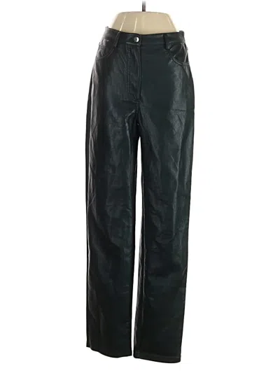 Pre-owned Wilfred Faux Leather Pants In Black