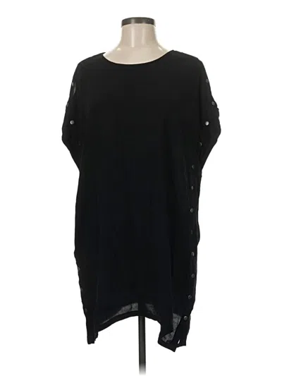Pre-owned Wilfred Free 3/4 Sleeve Top Black Boatneck Tops