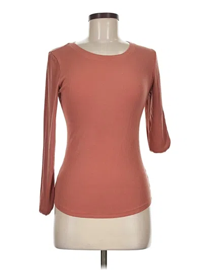 Pre-owned Wilfred Free 3/4 Sleeve T-shirt In Brown