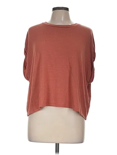 Pre-owned Wilfred Free 3/4 Sleeve T-shirt In Brown